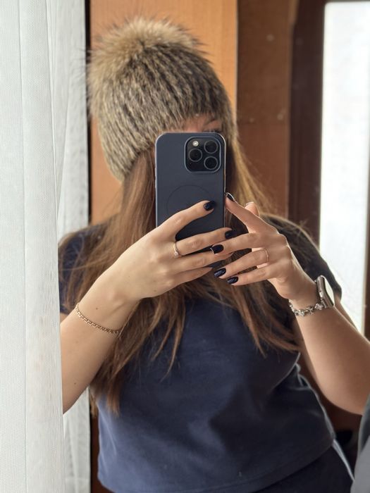 Шапка з натурального хутра