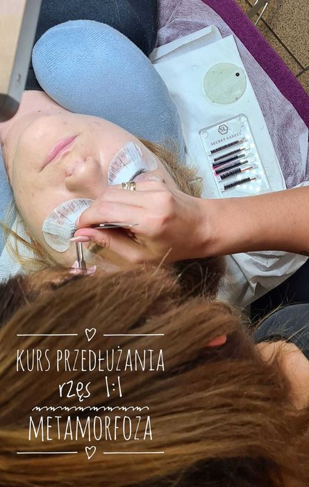 Kurs przedłużania rzęs 1:1