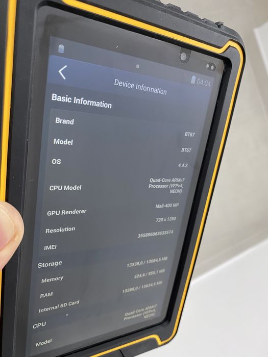 Tablet profissional prova de agua e choques, artigo NOVO EXPOSIÇAO