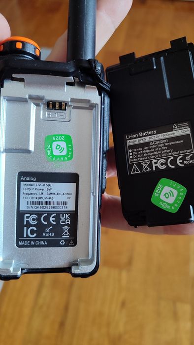 радиостанция Quansheng UV K5(8) рація на Армель F4HWN
