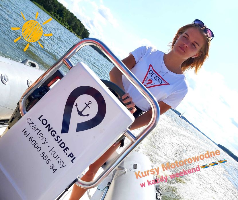 Kurs motorowodny w 1 dzień 480 zł Zalew Sulejowski