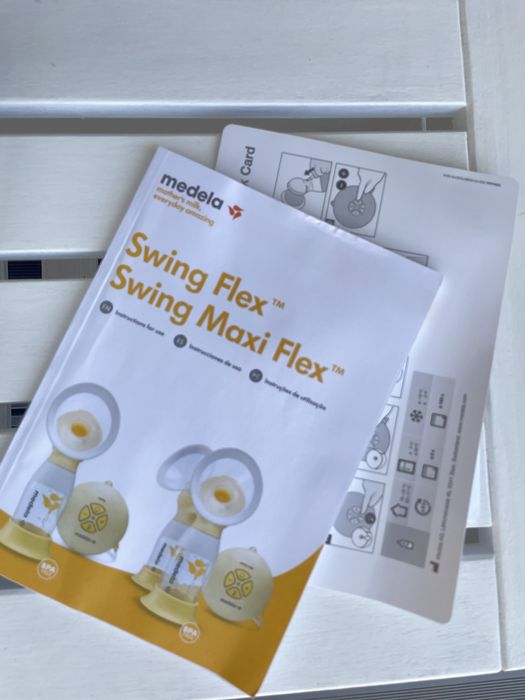 Bomba Medela Swing Flex™ Premium Ed. COMO NOVA + Tetina + 50Sacos NOVO