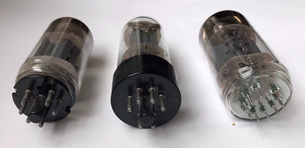 Радіолампи. Нові. 6П36С; 6П3С; 6П3С-Е.