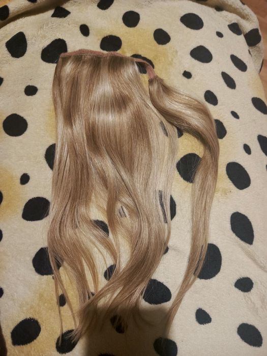 Kucyk naturalny blond miodowy