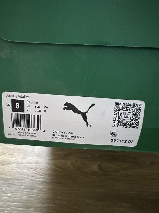 Кросівки PUMA Velour