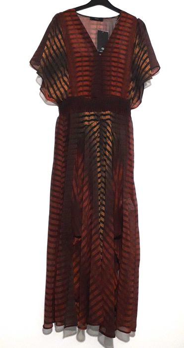 Vestido midi assimétrico da C&A Yessica Premium T: 36 Novo c/etiqueta