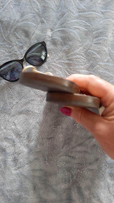 Złote klapki eko skórka BP zone