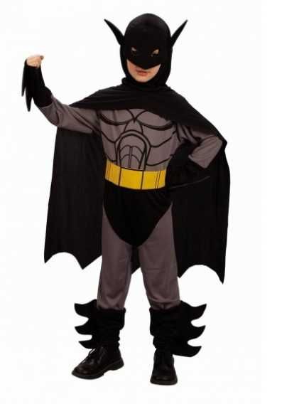Strój Batman Człowiek Nietoperz Używany 130-140 cm Używana
