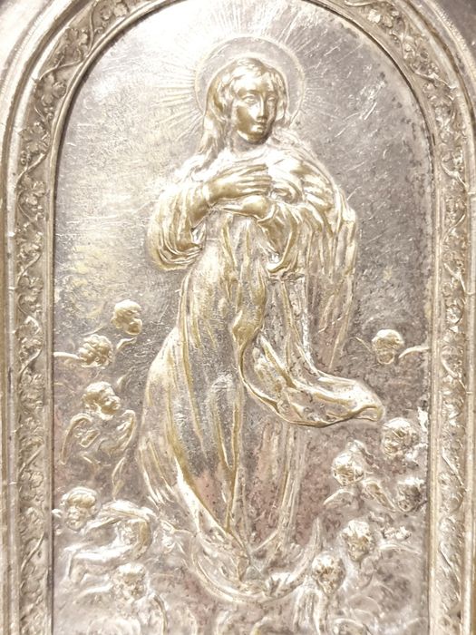 Imagem Arte Nova - Nossa Senhora da Conceição - com símbolo maçónico