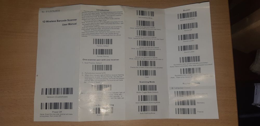 Сканер штрих-кодов Asianwell