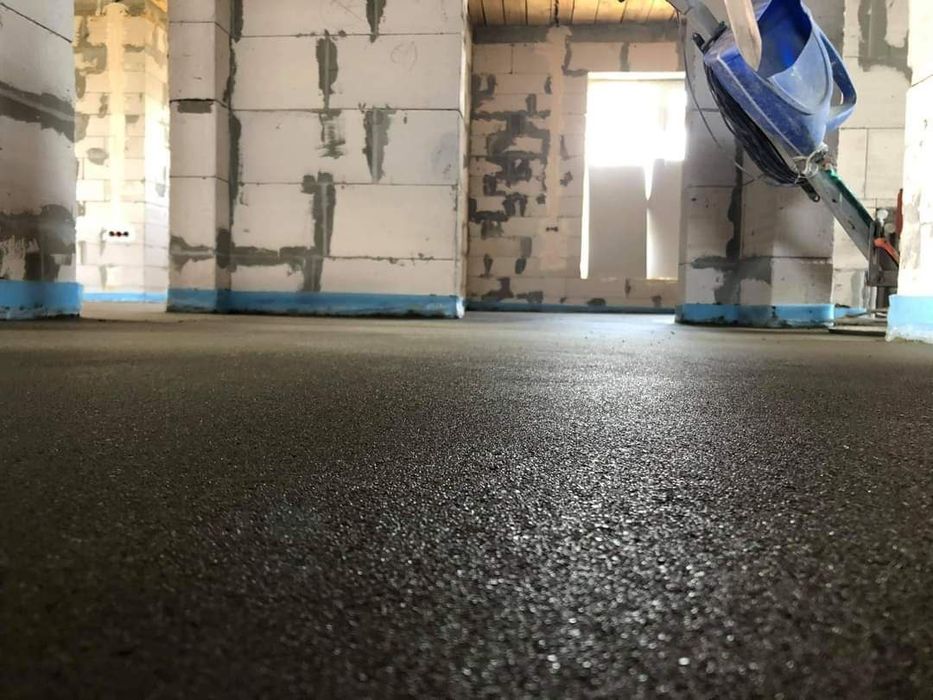 НАЙКРАЩА ЦІНА‼️Машинна стяжка суха/Напівсуха Промислові бетонні роботи