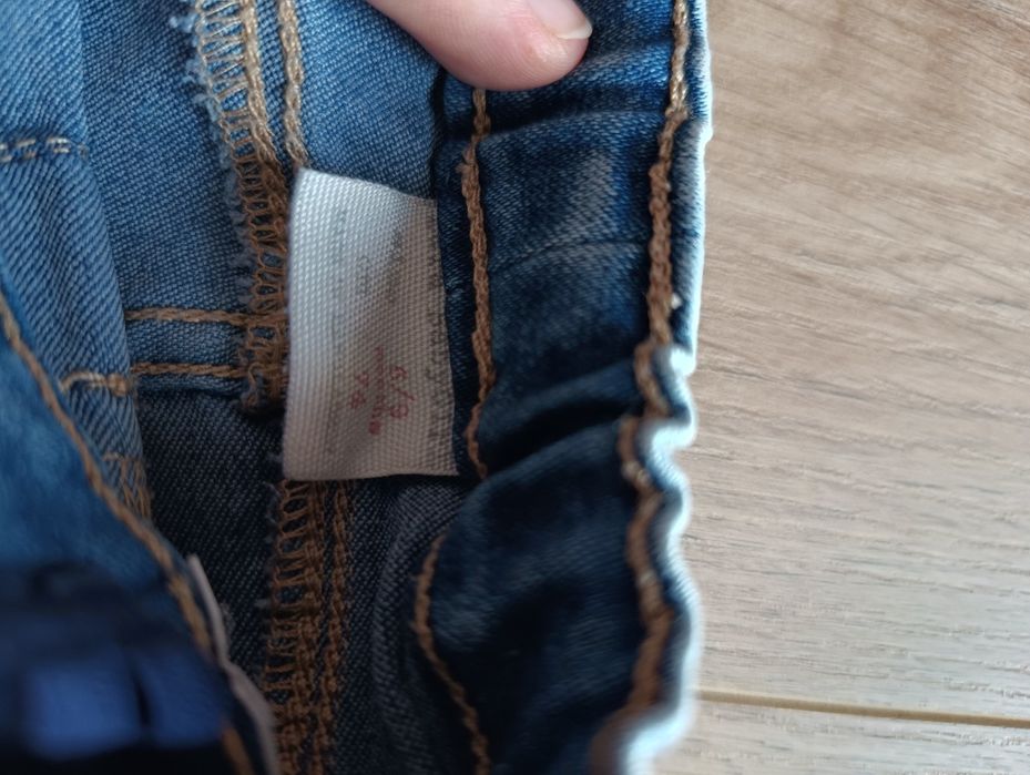 Legginsy jeansy dziewczynka