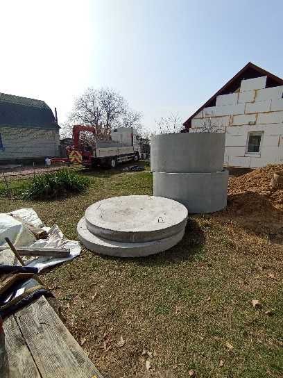 Кільця бетонні.Каналізаційні кільця.Туби для сантехнікі 1100мм 1м.360