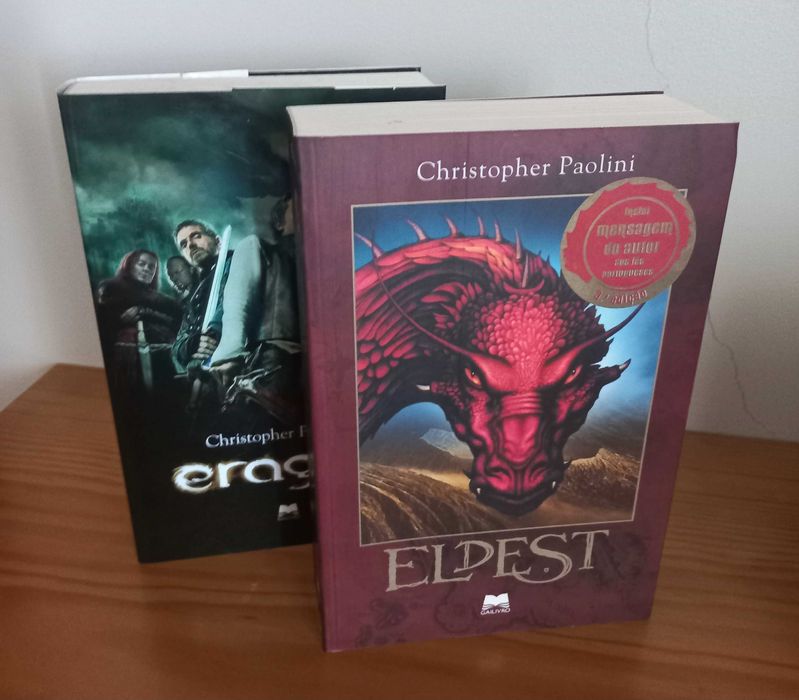 Vendo as obras Eragon e Eldest, de Cristopher Paolini