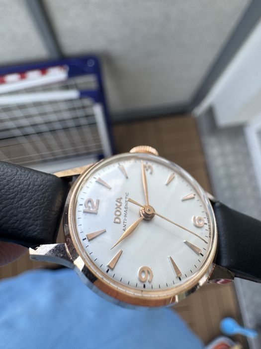 Zegarek damski Doxa Złoty 14K NOS Vintage Rarytas