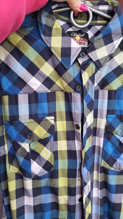 Koszule długi rękaw krata