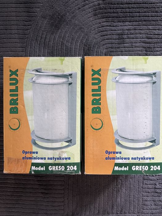 Lampy elewacyjne kinkiet Brilux Greso 204 IP54- komplet 2 szt