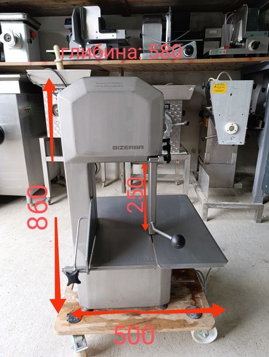 Пила для м'яса. Стрічкова пила для м'яса. Bizerba. Bizerba FK 23.