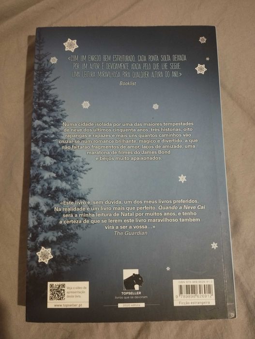 Livro "Quando a neve cai"