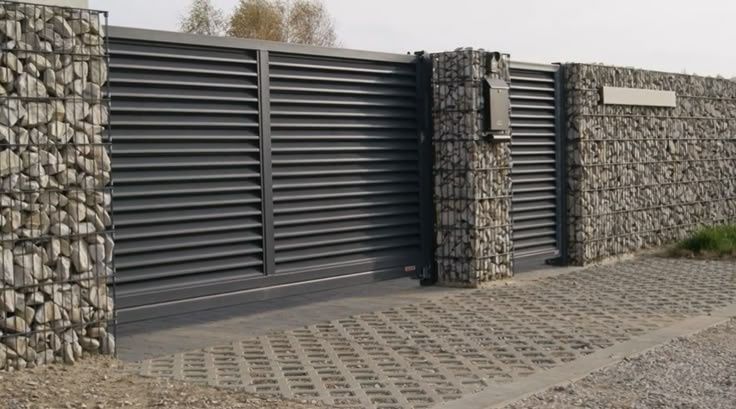 Габіони Секційна огорожа Жалюзі Ранчо Хвіртка Ворота Стовпи Навіси