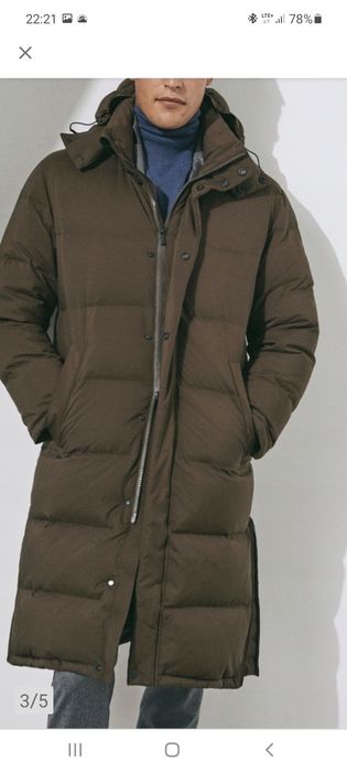 Massimo dutti Płaszcz puchowy Nowy