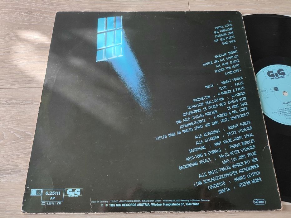 Falco Einzelhaft LP Winyl