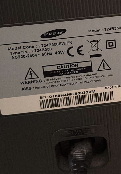 Televisão LT24B350EW Samsung