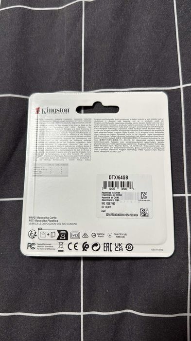 Kingston 64GB USB 3.2 (FECHADO)