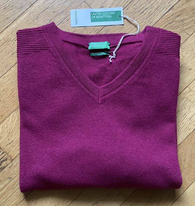 Новий джемпер светр Benetton, оригінал, made in Serbia