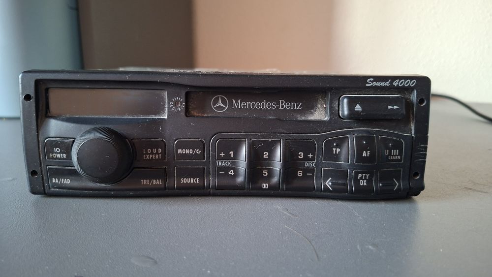 Oryginalne Radio Mercedes-Benz Sound 4000 RDS KASETA | Sprawne + KOD