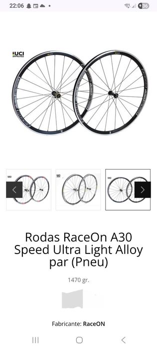 Rodas 700 A 30 ultra Light
