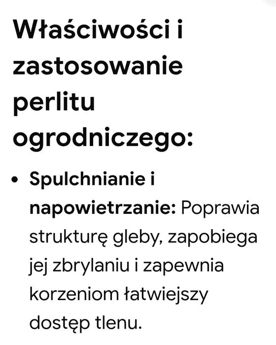 Perlit 20 l-dodatek do ziemi do kwiatów