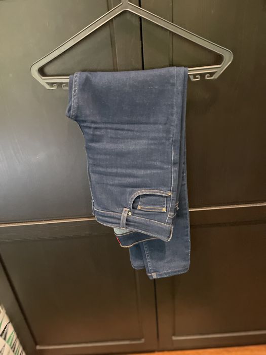 Calças de ganga azul escuro