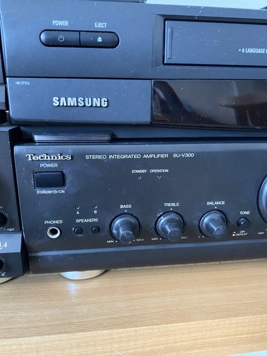 Wieża Technics plus kolumny Tonsil