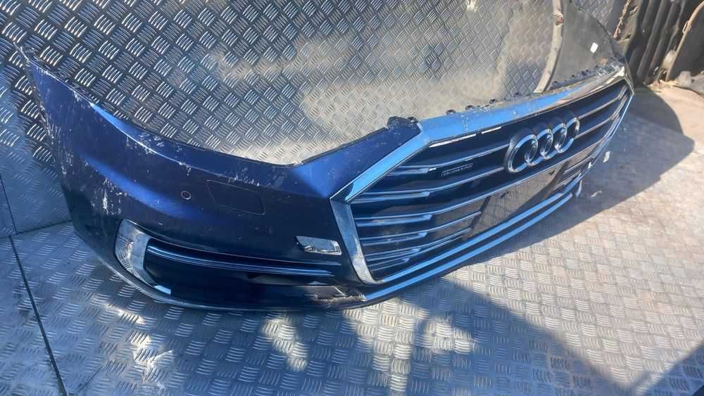 Zderzak przód przedni Audi a8 D5 kompletny pdc xenon spryski
