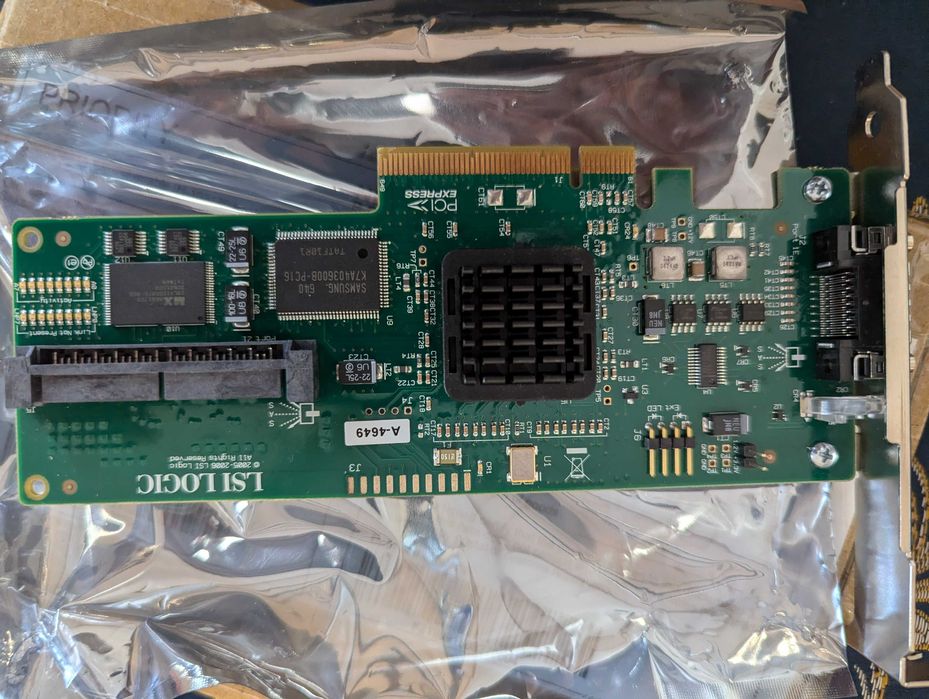 Новый SAS контроллер SAS3442E-HP