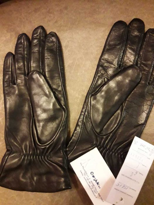 Женские перчатки, итальянская кожа