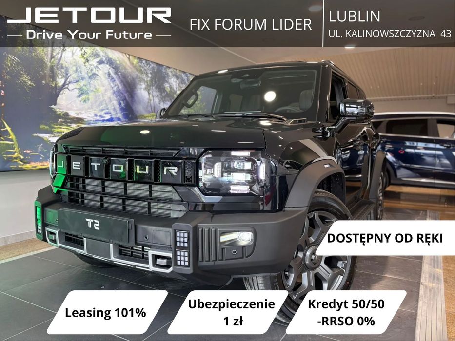 Jetour T2 Jetour T2 PROMOCJA OD RĘKI2.0T 7DCT Benzyna 2025 4x4 AWD Nowy z Salonu