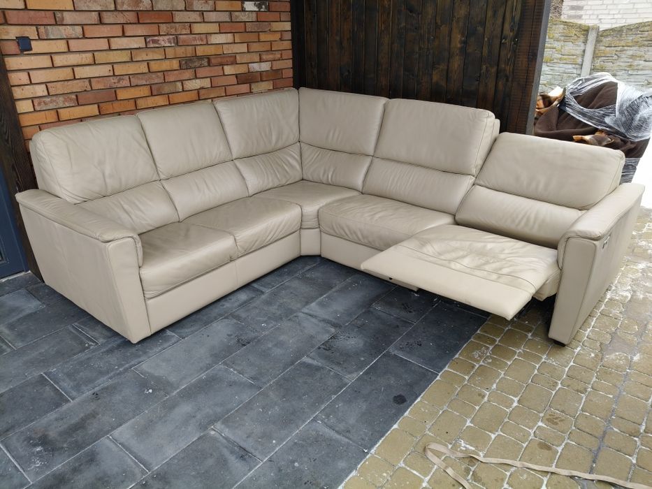 Narożnik skórzany / el. Regulacja