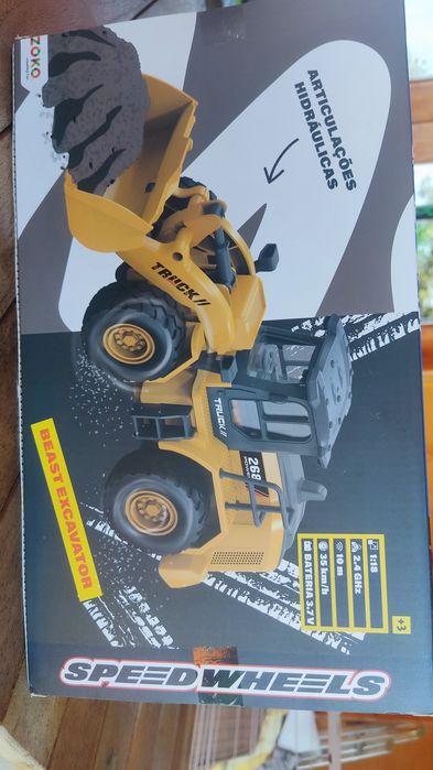 Brinquedo - Excavadora telecomandada