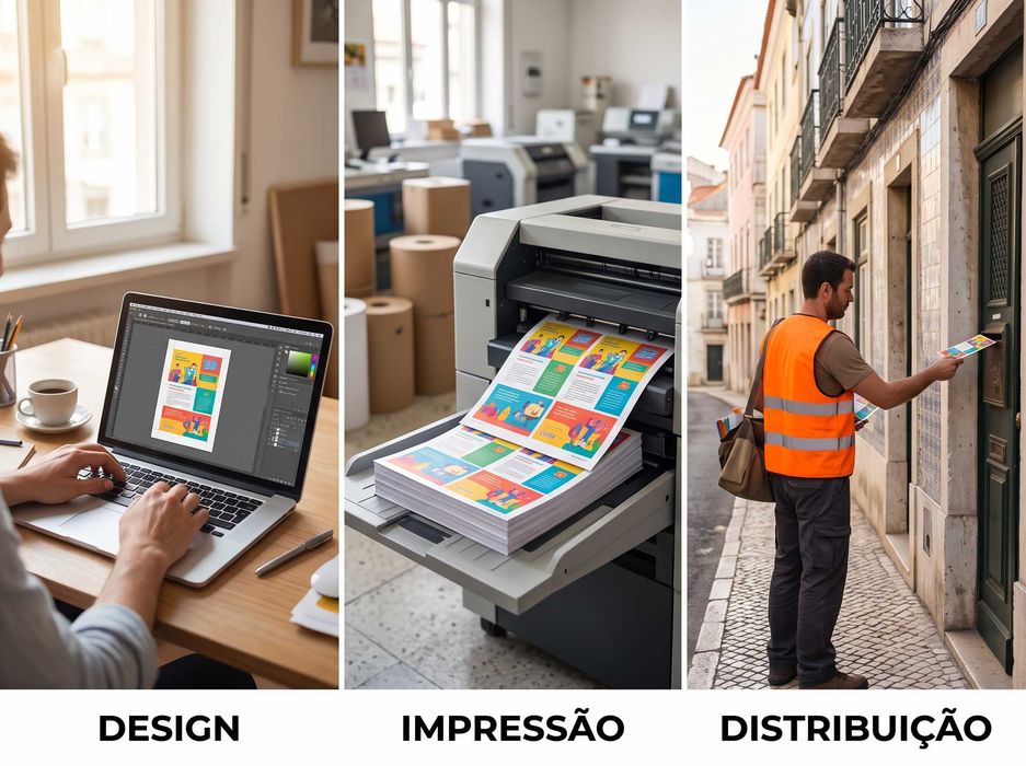 Design, Impressão e Distribuição de Panfletos Lisboa, Sintra e Cascais