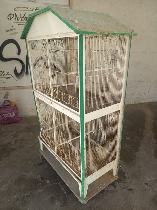 Gaiola viveiro com divisão