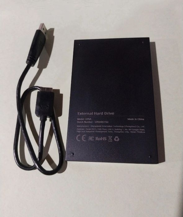 Disco rígido externo portátil 250 GB