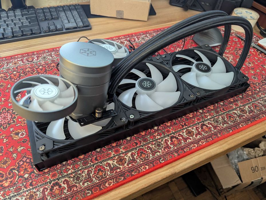 Водяне охолодженя СРО Silverstone IceMyst 420. AM5/4 LGA 1700/1851