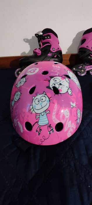 Patins em linha (+ proteções)