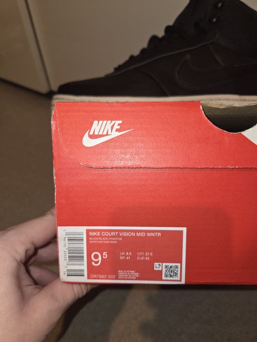 Nike court vision mid wntr winter buty zimowe