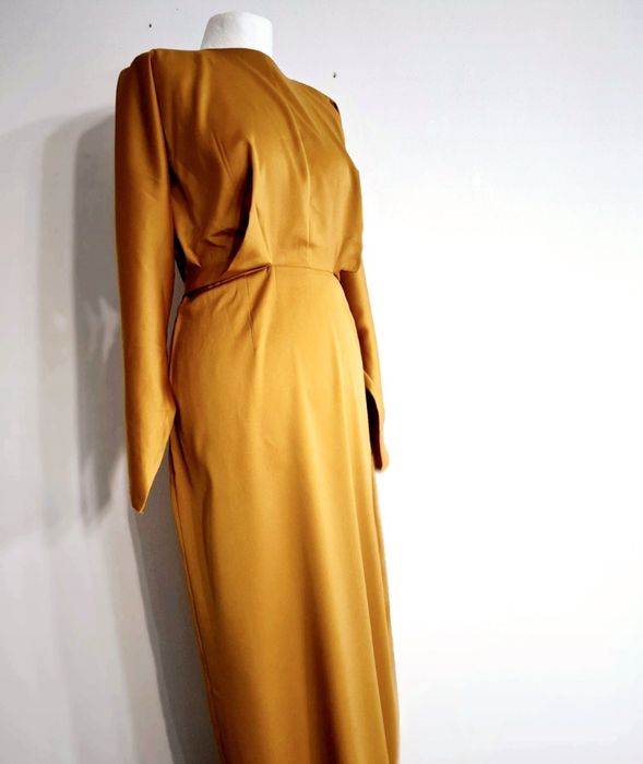 OKAZJA asos taliowana długa maxi sukienka wesele komunia 42 xl 40 l m