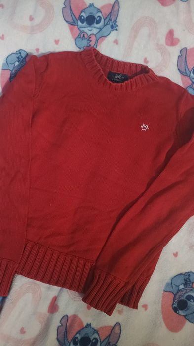 Sweter 158 czerwony stan bdb