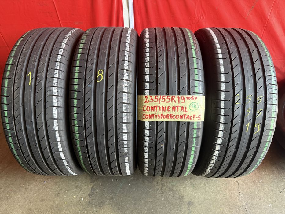 Pneus 235/55/19 Continental todos iguais Impecaveis