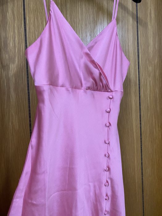 Vestido zara em cetim